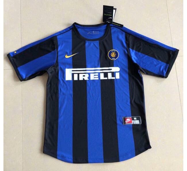 1999-2000 Inter Milan Retro Home Kit Soccer Jersey